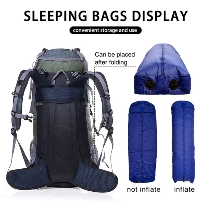 Customized Cooler Air Fan Electric Sleeping Bag - Image 2