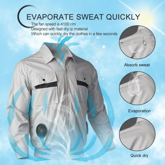 Customized Cooling Worker Clothes - Image 5