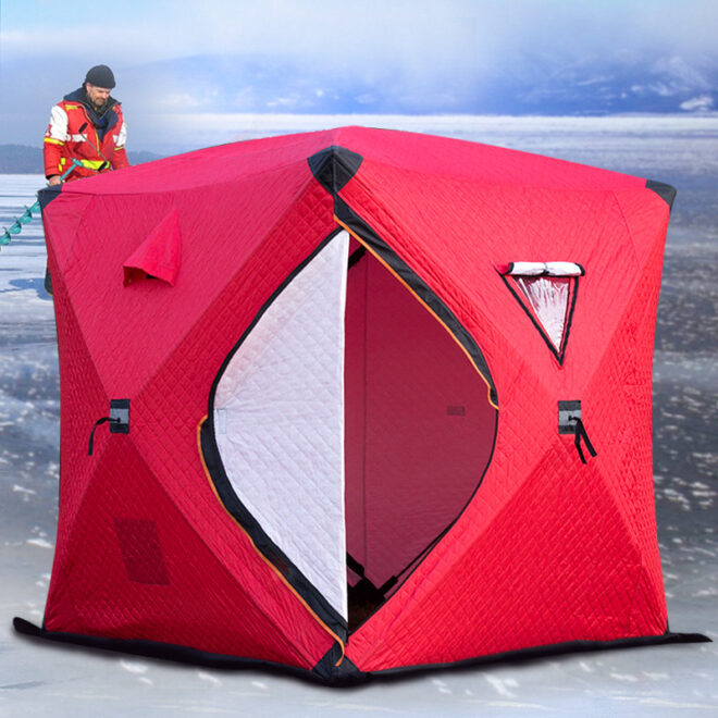 Winter ice fishing tent - Image 4