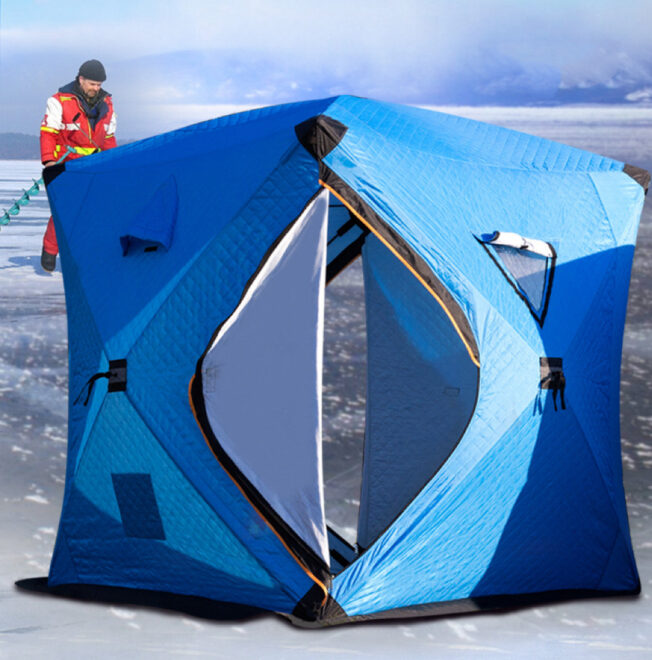 Winter ice fishing tent - Image 5