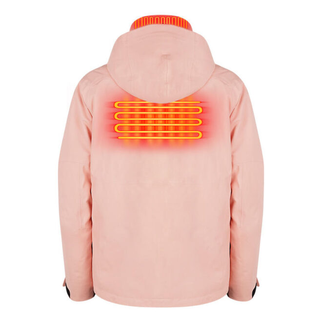 Oversize Cotton Quilted Heated Jacket for Women with Windproof and Breathable Design - Image 3