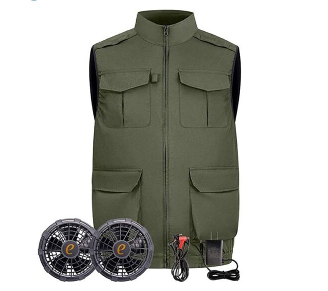 5V USB Powered Cooling Vest Fan Jacket Vest for Men - Perfect for High Temperature Outdoor Work in Summer - Image 3