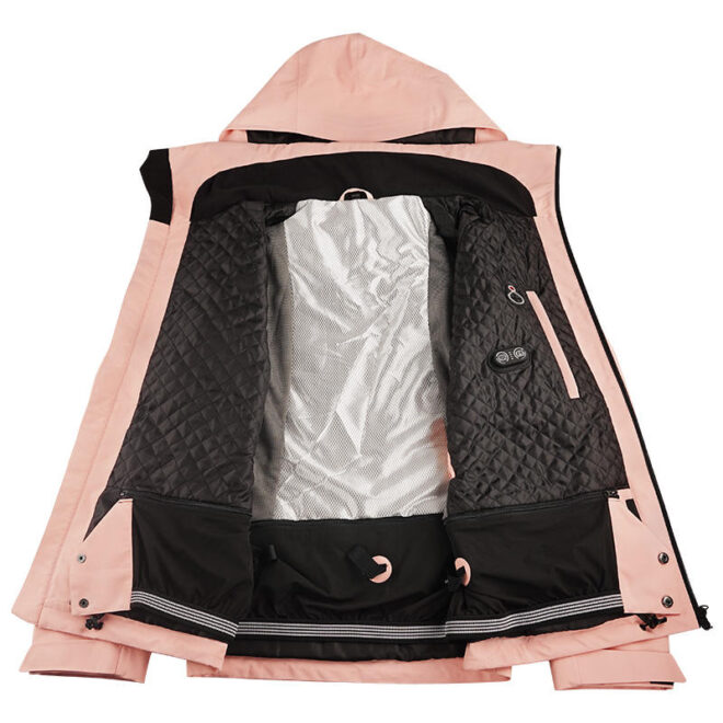 Oversize Cotton Quilted Heated Jacket for Women with Windproof and Breathable Design - Image 4