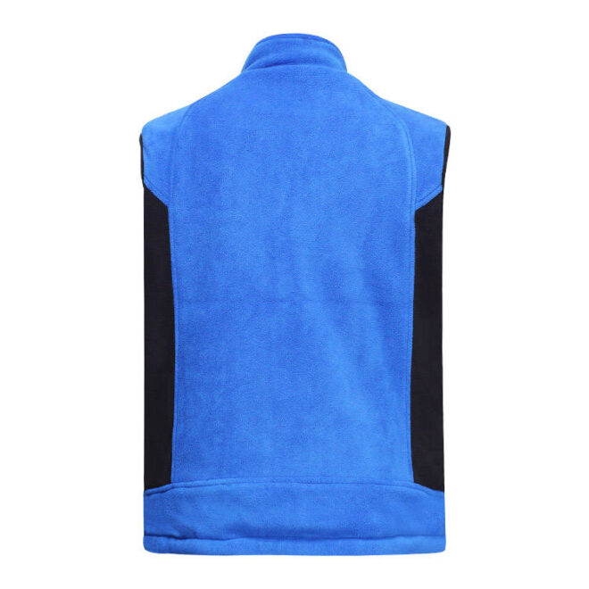 Plus Size Men's Heated Fleece Jacket Battery Powered Winter Vest for Casual Style and Motorcycle Riding - Image 4