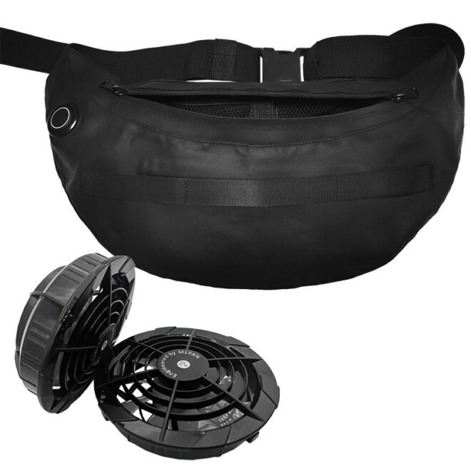 Cooling Sunblock Fan Waist Pack