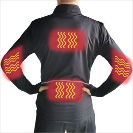 Sublimation Print Athletic Running Heating Long Sleeve Pullover Cotton Heated T-Shirt for outdoor training