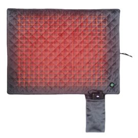 Heated Pet Mat with Temperature Control for Comfortable Lumbar Pillows and Seat Cushions