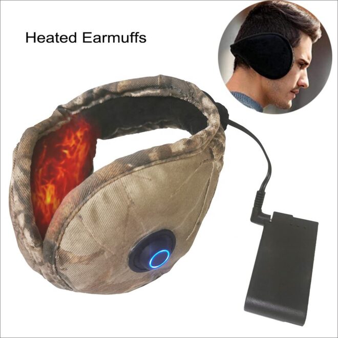 New Ultra Comfortable and Foldable Design Rechargeable Heated Ear Muffs for Outdoor Activities - Image 3