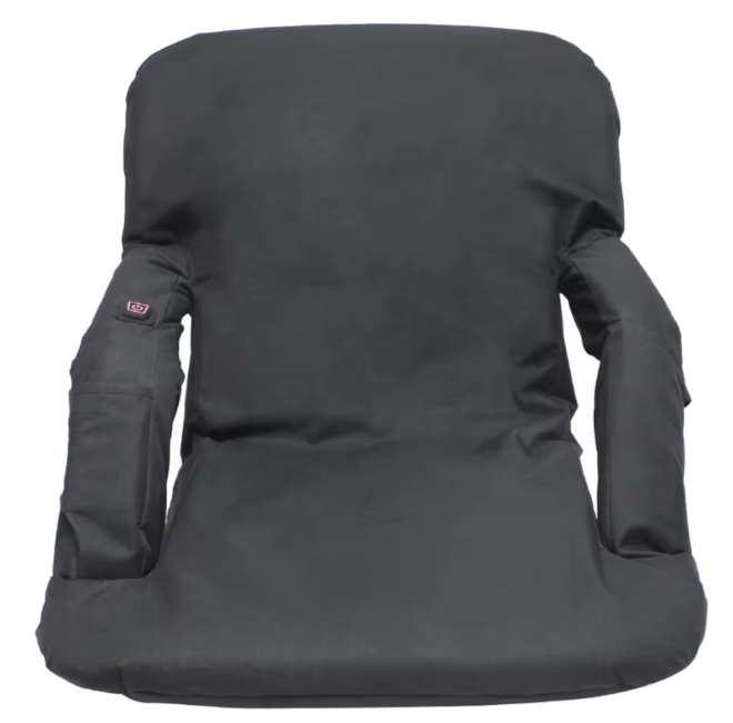 6 Reclining Positions Foldable Heated Outdoor Sport Stadium Chair for Cold winter Camping Use - Image 3