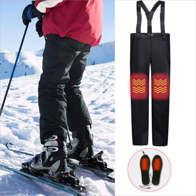 New Rechargeable Battery Heated Pants Hunting and Skiing Waterproof and Thermal Outdoor Skiing clothing for winter - Image 4