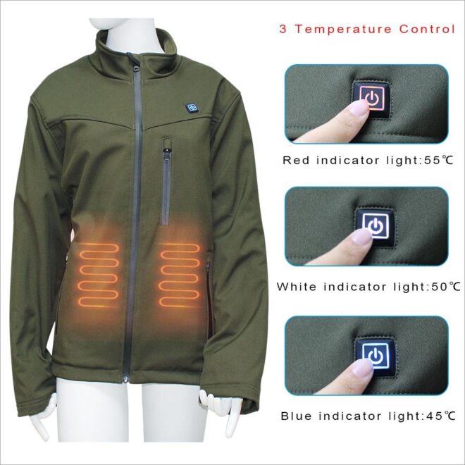 New Jacket Heated Cold Weather Customized Logo Woven Polyester Lining Snowboard Jacket Knitted Accept OEM for wholesale - Image 6