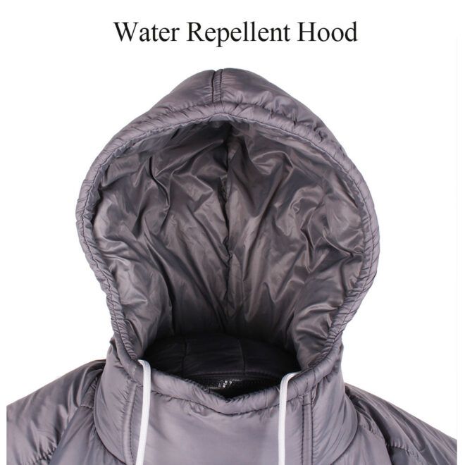 Lightweight Cotton Hoodies electric Heated Vest Waterproof Carbon Fiber Hoodie Winter Jacket with Custom Logo - Image 4