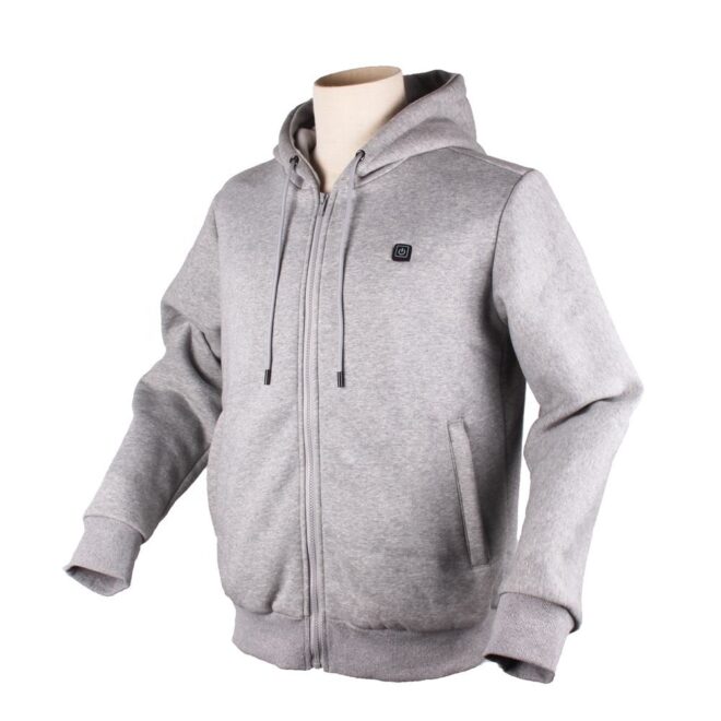 New Outdoor Winter Customized Battery Hoodies with Oversized Puff Design Heating Soft shell Heated Hoodie For Sports - Image 4
