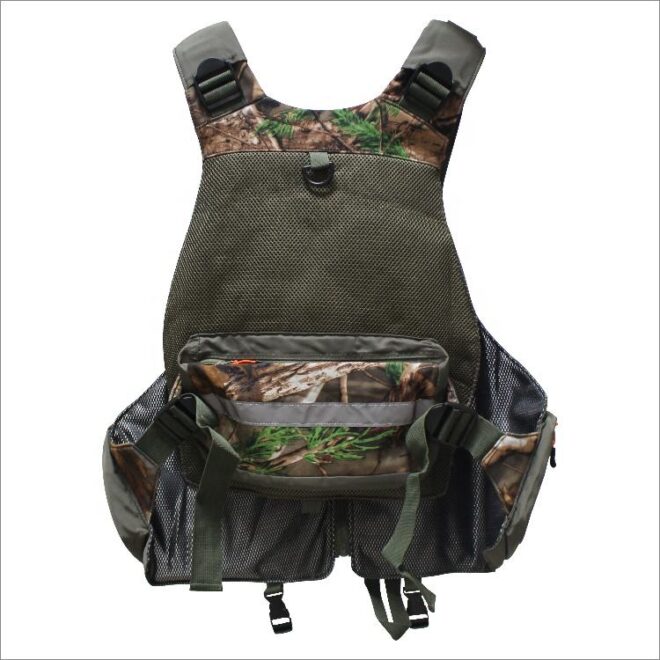New Adjustable and Packable with Unisex Design Durable Polyester Heated Vest for Fishing - Image 5