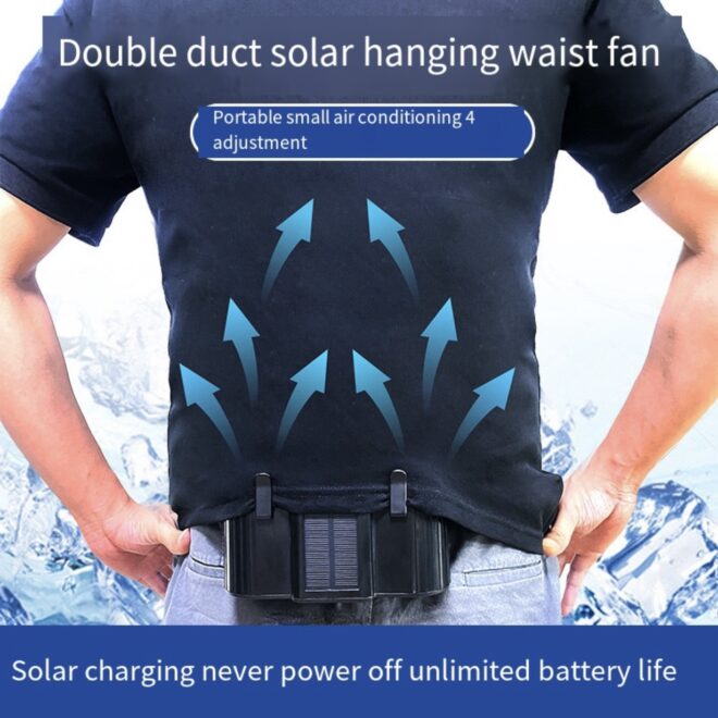 Solar hanging waist fan - Image 2