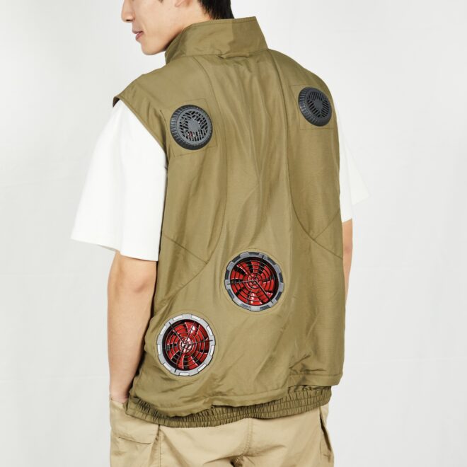 Wearable Cooling Vest with 2 Semiconductor Modules and Quiet Turbo Fans – Stay Cool in Extreme Summer Heat - Image 6