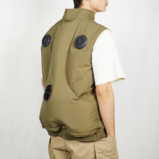 Wearable Cooling Vest with 2 Semiconductor Modules and Quiet Turbo Fans – Stay Cool in Extreme Summer Heat - Image 3