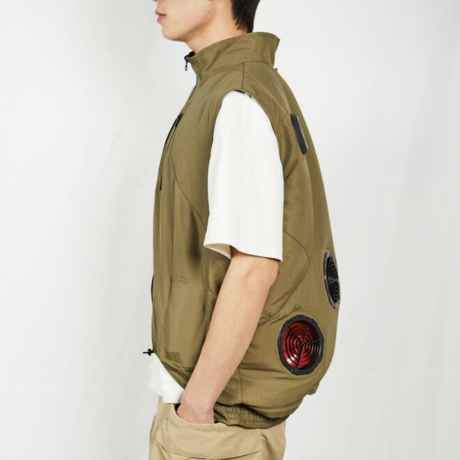 Wearable Cooling Vest with 2 Semiconductor Modules and Quiet Turbo Fans – Stay Cool in Extreme Summer Heat - Image 4