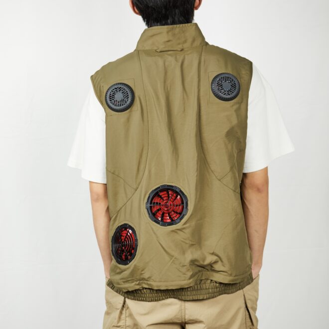 Wearable Cooling Vest with 2 Semiconductor Modules and Quiet Turbo Fans – Stay Cool in Extreme Summer Heat - Image 7