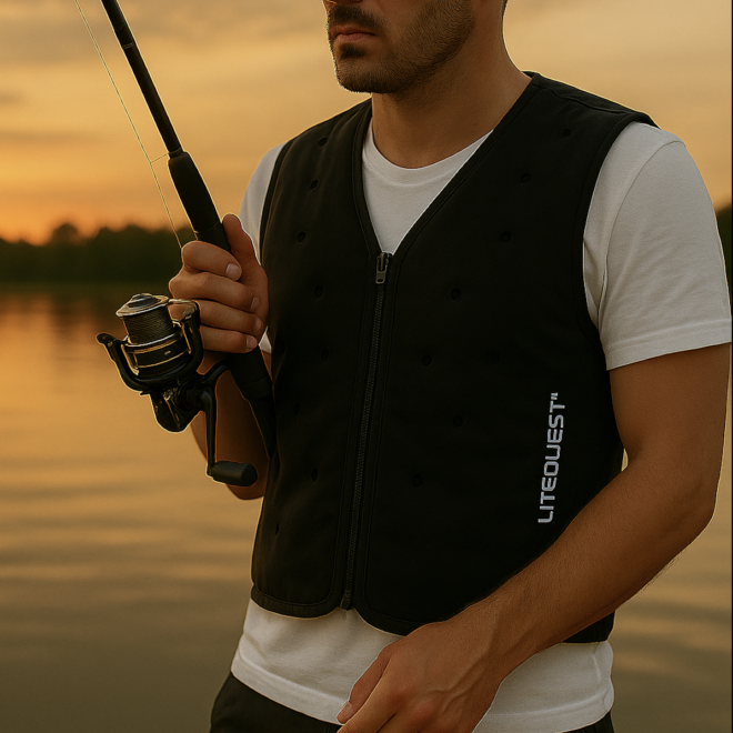 Water-Cooled Cooling Vest for Heat Relief – Ice Pack Compatible Outdoorsmen for Hot Weather - Image 2