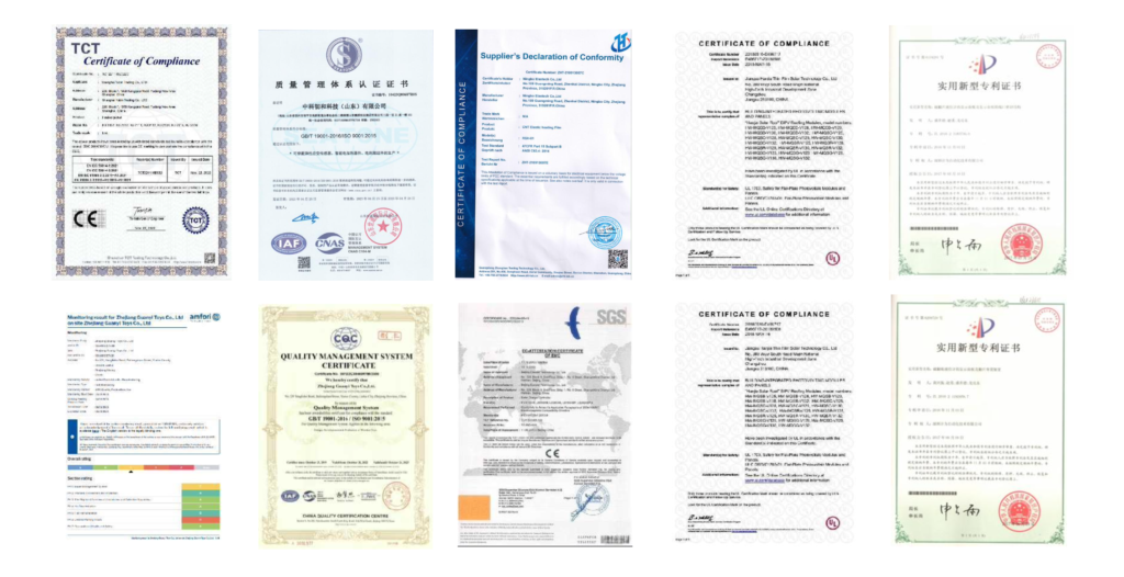 Certification for Yubin Global