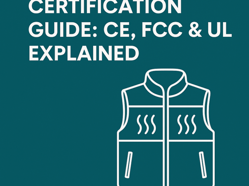 Heated Apparel Certification Guide: CE, FCC & UL Explained