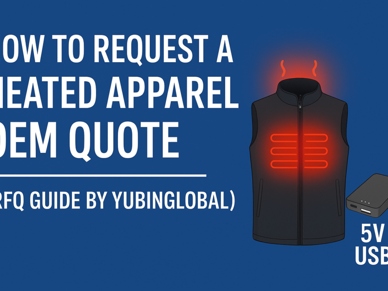 How to Request a Heated Apparel OEM Quote