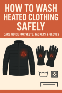 How to Wash Heated Clothing Safely