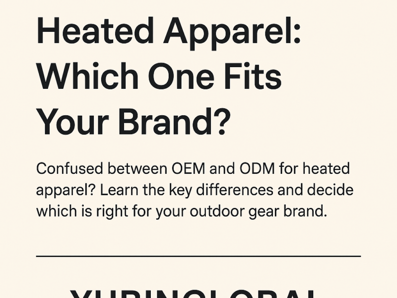 OEM vs ODM in Heated Apparel