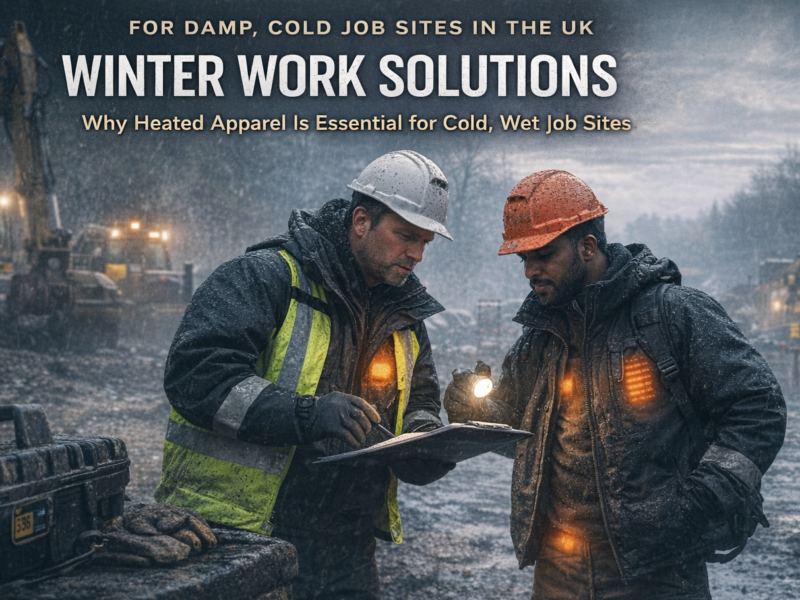 Why Heated Apparel Is Essential for Damp Winter Work Environments in the UK