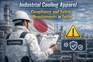 Industrial cooling apparel meeting safety and compliance standards in Japanese factories