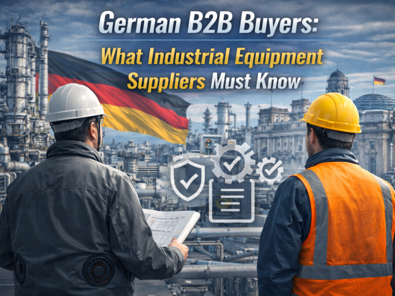 German B2B buyers reviewing industrial equipment standards and compliance requirements